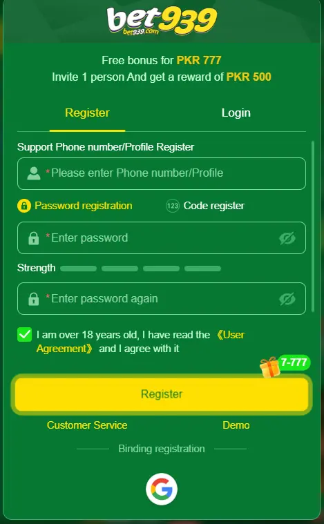 Bet 939 Game